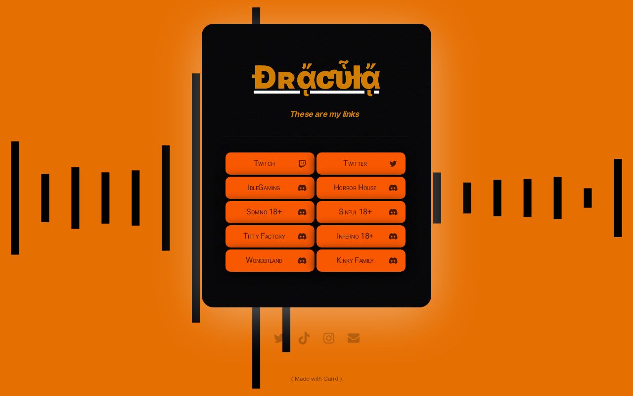 Carrd profile picture for @dac